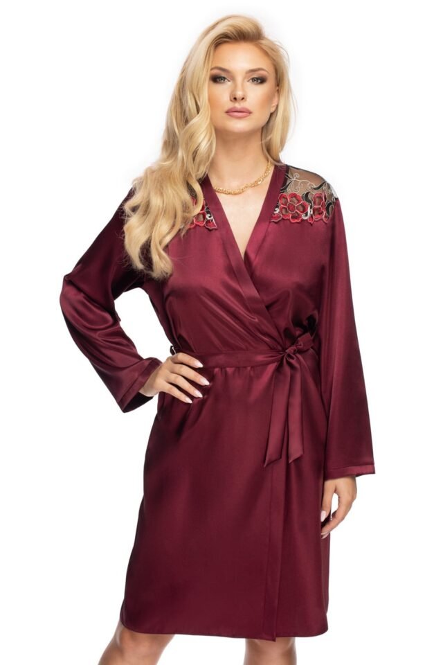 Irall Elodie Dressing Gown – Plum
