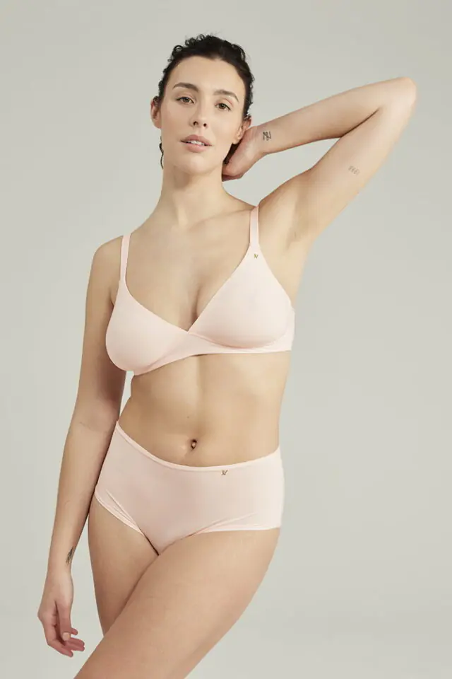 Nudea Second Skin Stretch Easy Does It Bralette – Blush Pink