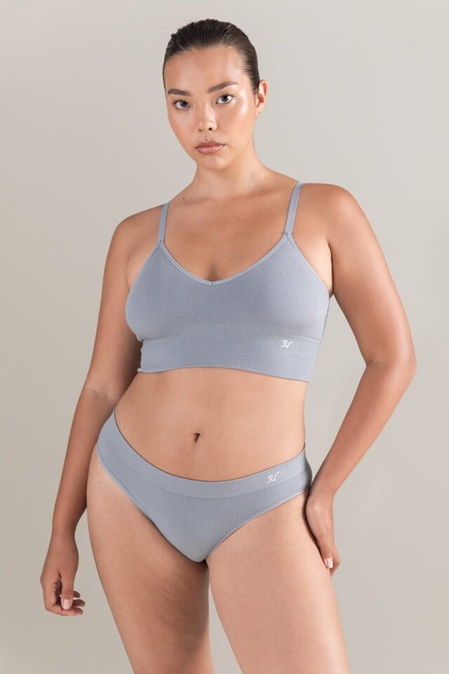 Nudea TENCEL™ Seamless Bralette – Storm Grey
