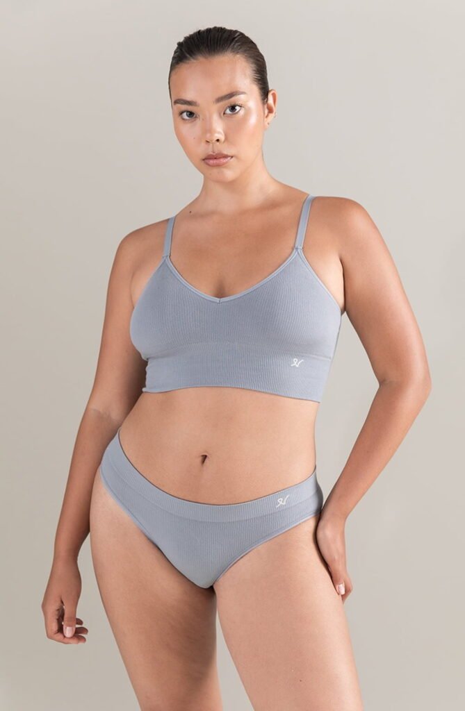 Nudea TENCEL™ Seamless Bralette – Storm Grey