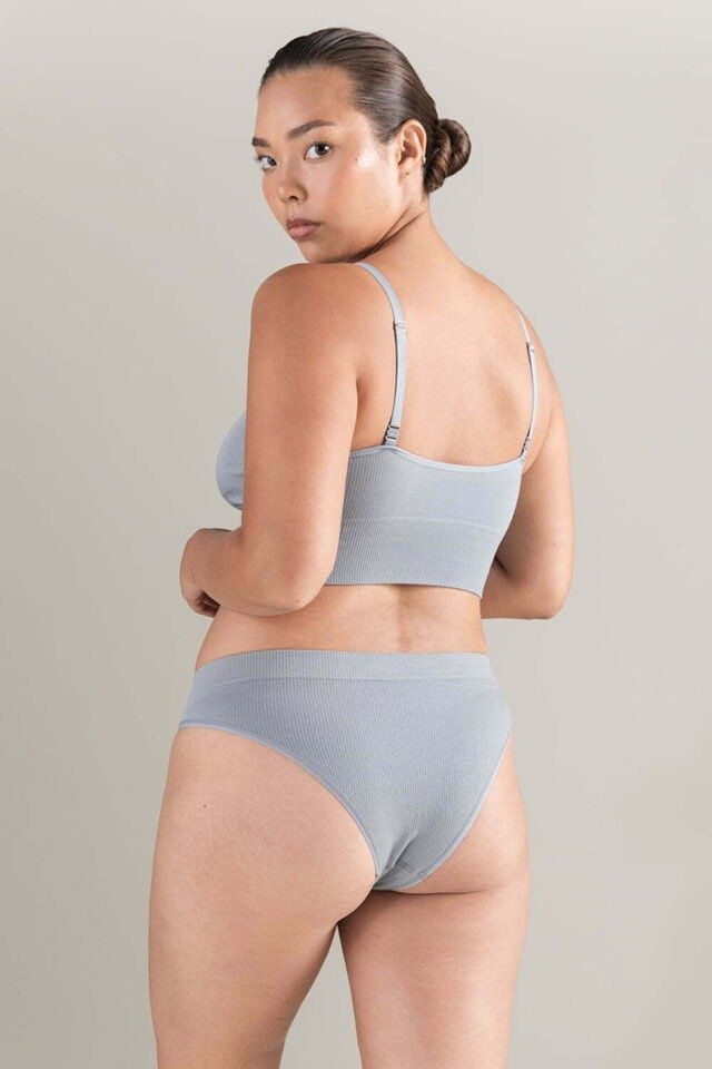 Nudea TENCEL™ High-Leg Brief – Storm Grey