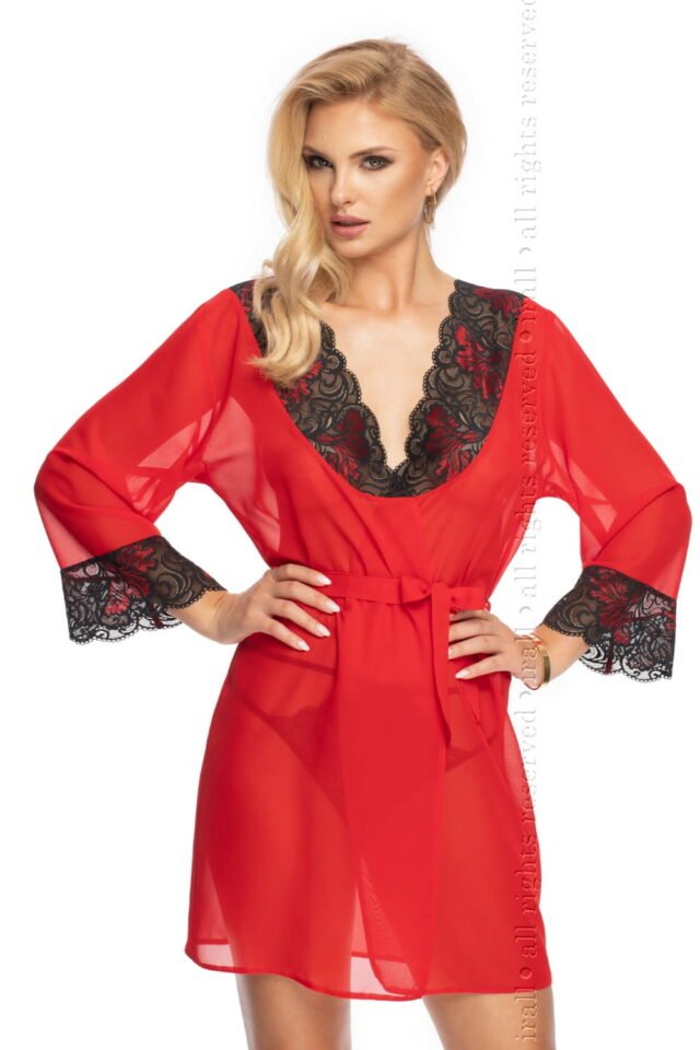 Irall Erotic Oriana Dressing Gown – Red