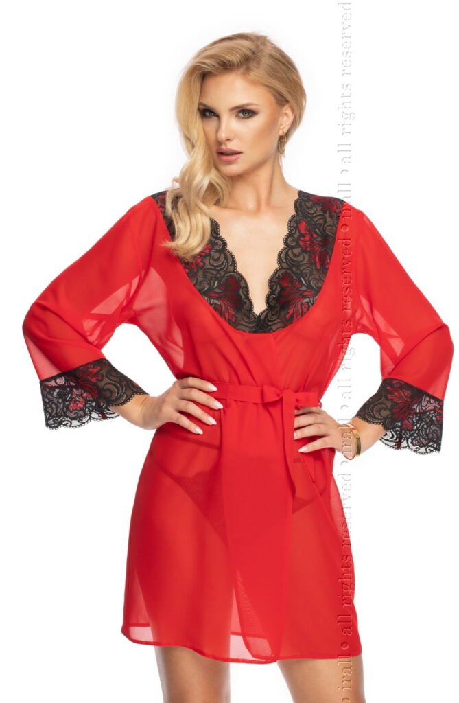 Irall Erotic Oriana Dressing Gown – Red