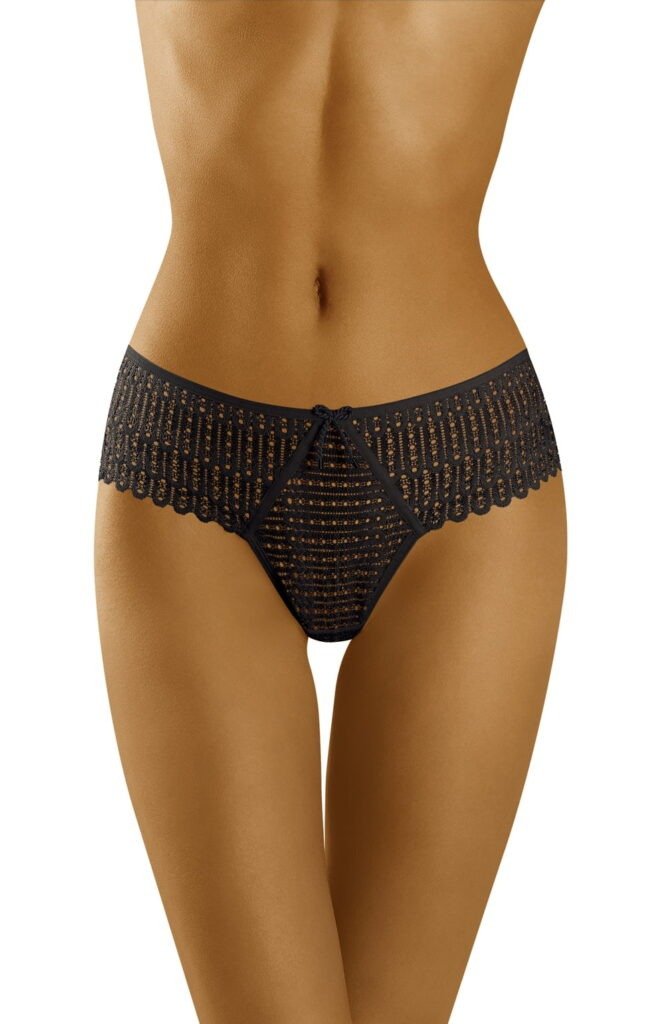 Wolbar Curanta Lace Thong – Black